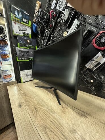 купить игровой ноутбук бу: Монитор, AOC, Б/у, LED, 31" - 32" — 3