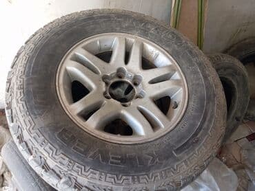 шины на внедорожник: Колеса в сборе 265 / 70 / R 17, Лето, Б/у, Комплект, Внедорожные (АТ/МТ), Литые, отверстий - 6 — 2