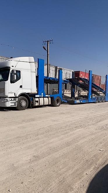 ман автовоз: Тягач, Renault, 2012 г., Сar carrier trailer — 2