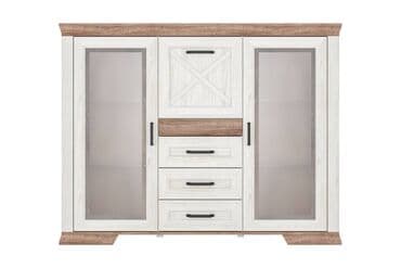 стеклянный медицинский шкаф: Тумба традиционная 3Д 3Я Марсель, Ясень Снежный, БРВ Брест (Беларусь) — 1