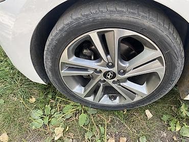 devo matiz: Литые диски Hyundai + летние шины 225/45 R17 - Оригинальные — 1