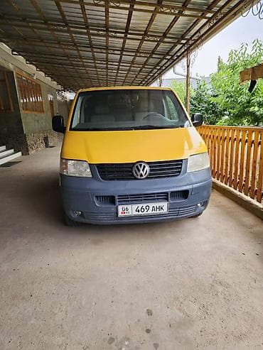 ом 605: Volkswagen Transporter T5 фургон (желтый) - Кузов — 1