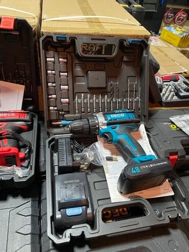 набор фрез: Шуруповёрт deco с набором — 3