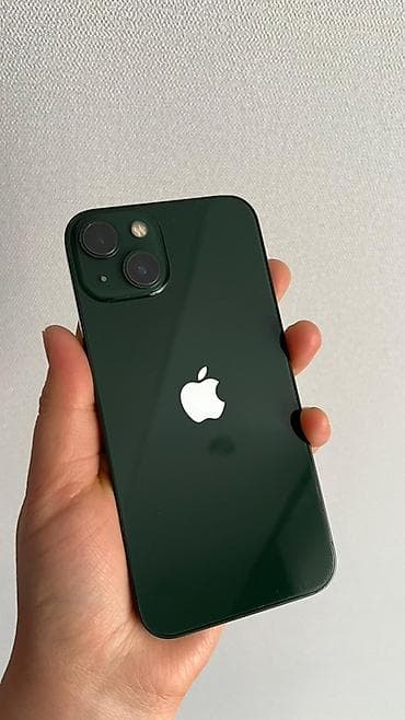 IPhone 13, 128 ГБ, Зеленый, Защитное стекло, 65 %