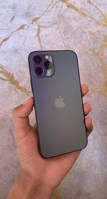 IPhone 12 Pro, Б/у, 256 ГБ, Pacific Blue, Защитное стекло, Чехол, 64 % at lalafo.kg IPhone 12 Pro, Б/у, 256 ГБ, Pacific Blue, Защитное стекло, Чехол, 64 %