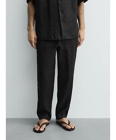 клетчатые штаны: Мужские брюки, M, Zara, Новый, цвет - Черный, Самовывоз, Бесплатная доставка, Платная доставка — 3