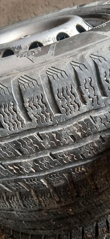 Транспорт: Колеса в сборе R 15, Зима, Б/у, Комплект, Грузовики/Автобусы, Железные, отверстий - 5 — 6