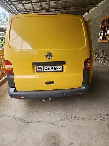 ом 605: Volkswagen Transporter T5 фургон (желтый) - Кузов — 6