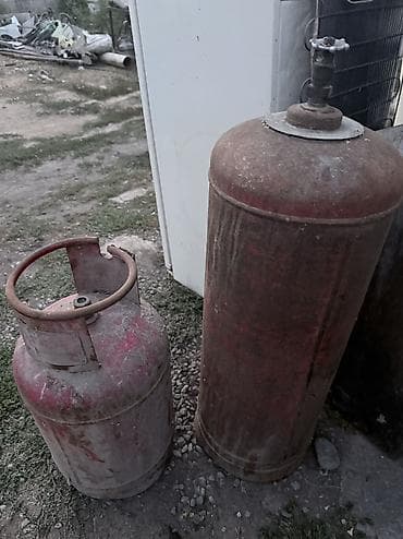бачок 1 т: Бытовой газовый баллон, Наполнение: Пропан, Б/у, В розницу — 1