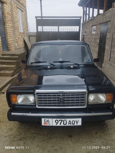 ВАЗ (ЛАДА) 2107: 2011 г., 1.6 л, Механика, Бензин, Седан