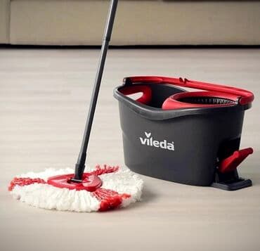 моп швабра: Швабра Виледа Турбо (Vileda Turbo ) Набор для влажной уборки пола — 1