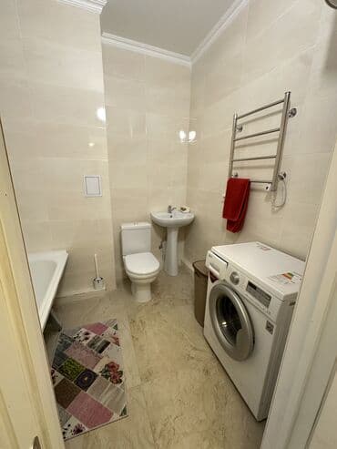 квартира бишкек без хозяин: 1 комната, 50 м², Индивидуалка, 4 этаж, Косметический ремонт — 9