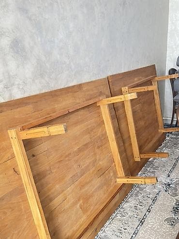 стол книжка б у: Стол трансформер Для кухни, Раскладной стол, цвет - Коричневый — 3