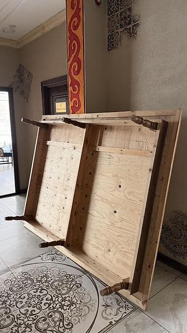 охотничий стол: Стол для зала, Б/у, Не раскладной, Прямоугольный — 3