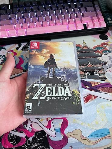 Nintendo Switch: 🎮 Nintendo Switch OLED + Zelda BOTW + microSD 64 GB Продаю Nintendo — 3
