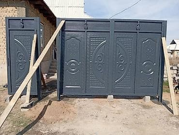 Откатные ворота: Металлические ворота и калитки современного дизайна - Типы: распашные — 7