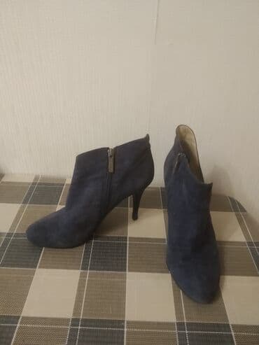 сапоги из натурального меха и кожи: Сапожки/ батильоны б/у,Кожа/ замша,натуральный мех,в отличном — 3