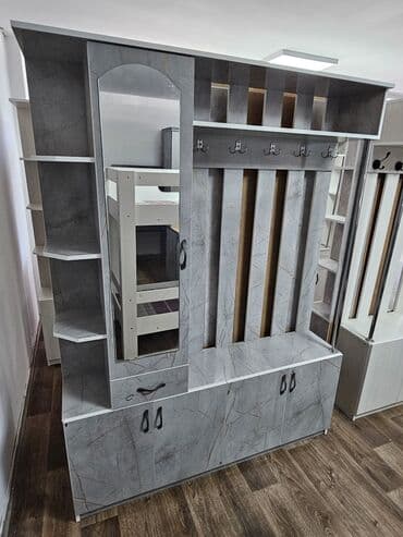 металлические шкаф: Шкаф-прихожая, Новый, С зеркалом, ЛДСП — 1