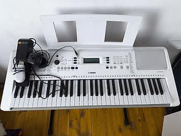 Синтезаторлар: Синтезатор Yamaha EZ-300 (белый) с подсветкой клавиш - 61 — 2