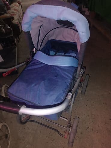 сколько стоит детская коляска: Коляска, цвет - Голубой — 4