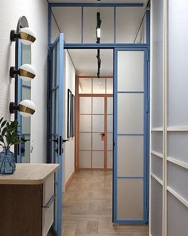 На заказ Цельностеклянная перегородка, Монтаж, Бесплатный замер, Бесплатная доставка