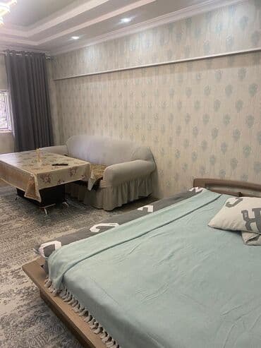 квартира берилет ош рынок: 1 бөлмө, Душ кабинасы, Жаздык, жууркан-төшөк каптары, Кондиционер — 15