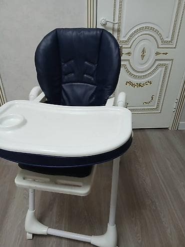 ходунок стульчик для кормления: Стульчик для кормления, Б/у, Другой бренд, Пластик, Другой вид, цвет - Синий — 3