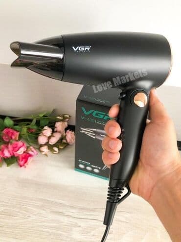 дороже: Мощный компактный дорожный электрический фен для волос VGR V-439 — 4