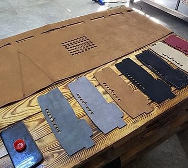 к 24: Накидка на панель из оригинальной привозной итальянской алькантары — 2