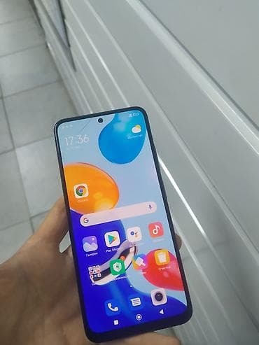 poco m 5: Redmi, Redmi Note 11, Б/у, 128 ГБ, цвет - Голубой, 2 SIM — 2