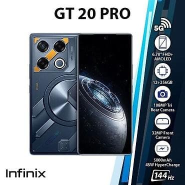 x box series: Infinix GT 20 Pro, Б/у, 256 ГБ, 2 SIM — 1