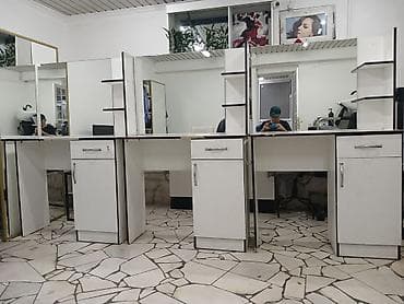 Туалетные столики: Туалетный столик, С зеркалом, цвет - Белый, ЛДСП — 7