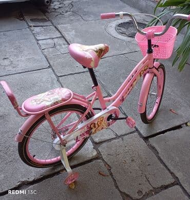 Детский велосипед, 2-колесный, 6 - 9 лет, Для девочки, Б/у
