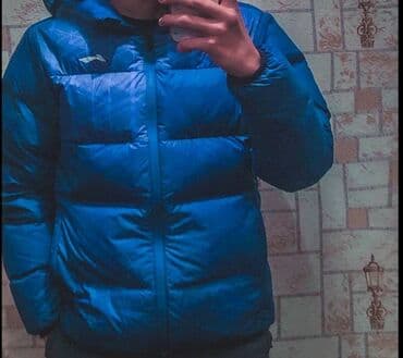 купить чемодан на колесах: Мужская куртка, XL, Li-Ning, Б/у, цвет - Синий — 2