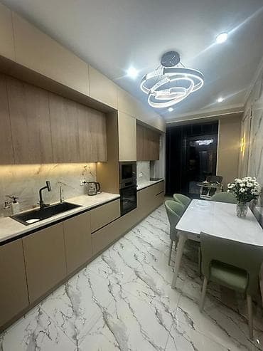 seven development: 3 комнаты, 137 м², Асанбай мкр Элитка, 2 этаж, Дизайнерский ремонт — 10