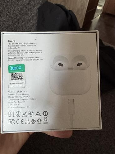 tab samsung: Беспроводные вкладыши наушники, Hoco, Airpods 3, Б/у — 7