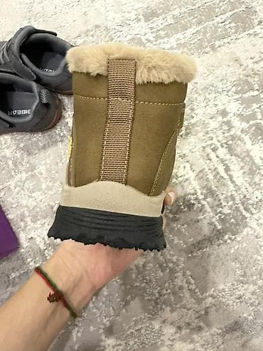 норковый жилет: Детские зимние ботинки TOM.MIKI, размер 24. - Теплая пушистая — 3