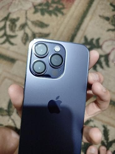 IPhone 14 Pro, Б/у, 256 ГБ, Deep Purple, Чехол, 82 %