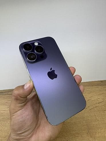 IPhone 14 Pro, 256 ГБ, Deep Purple, Защитное стекло, Чехол, В рассрочку, 88 %