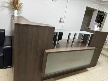 стол рабочий офисный: Ресепшн-стойка для офиса/салона Размеры : Высота 120 ; ширина 2,40 ; — 1