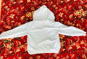 #Толстовка XXL из хлопкового футера с капюшоном на молнии Лунди