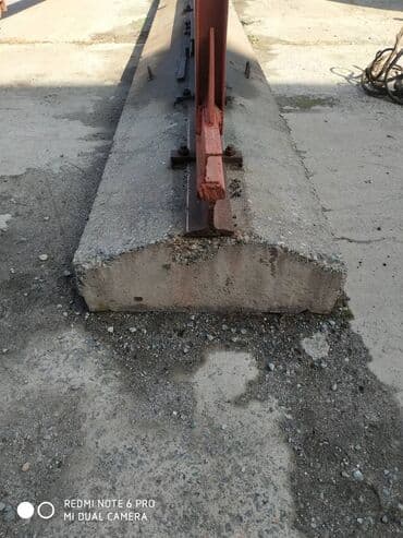 железная дорога: Продаю бетонные шпалолежни, подкрановые пути,рельсы — 1