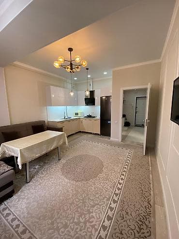 Недвижимость: 2 комнаты, 50 м², Элитка, Джал мкр (в т.ч. Верхний, Нижний, Средний) Элитка, 6 этаж, Свежий ремонт — 3