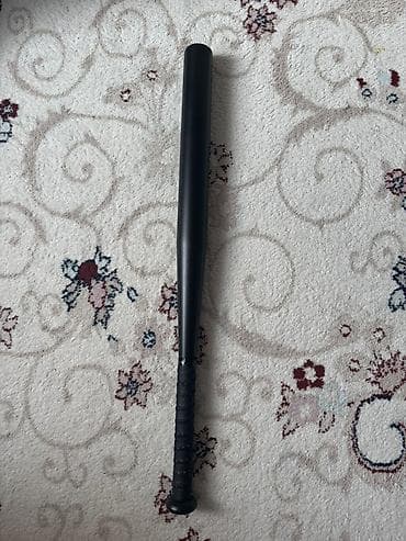 Гантели: Бейсбольная бита, чёрная - Материал: металл (алюминиевый сплав) - — 2