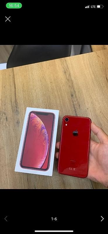 как можно купить айфон дешевле: IPhone Xr, Б/у, 128 ГБ, Красный, Чехол, 76 % — 1