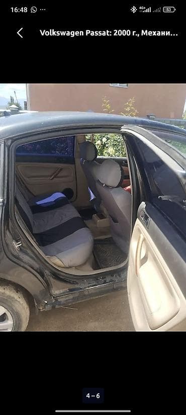 авто без прав: Volkswagen Passat: 2000 г., Механика, Бензин, Седан — 5