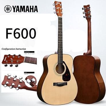 🎸 Yamaha F600 — новая акустическая гитара Продаю Yamaha F600 в