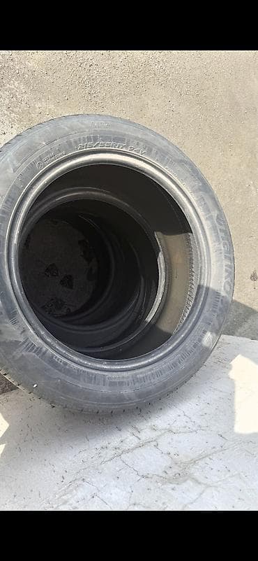Шины 215 / 55 / R 17, Лето, Б/у, Комплект, Легковые, Корея, Hankook