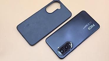 honor x6c: Poco M7, Б/у, 256 ГБ, цвет - Черный, 2 SIM — 1