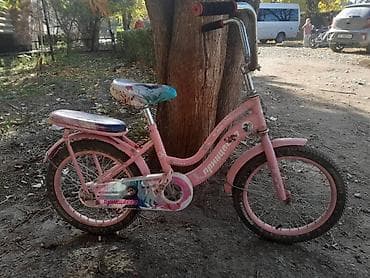 Детский велосипед, 2-колесный, 4 - 6 лет, Для девочки, Б/у